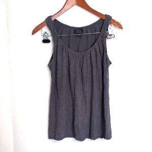 Oh Baby by Motherhood Maternity Grey Scoop Neck Tank Top Size Medium